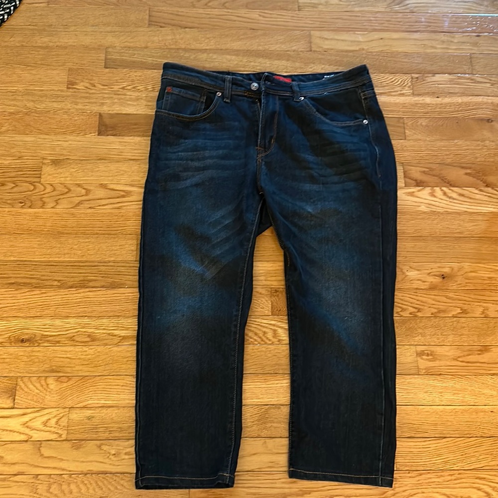 Men’s MBX jeans, dark blue, EUC